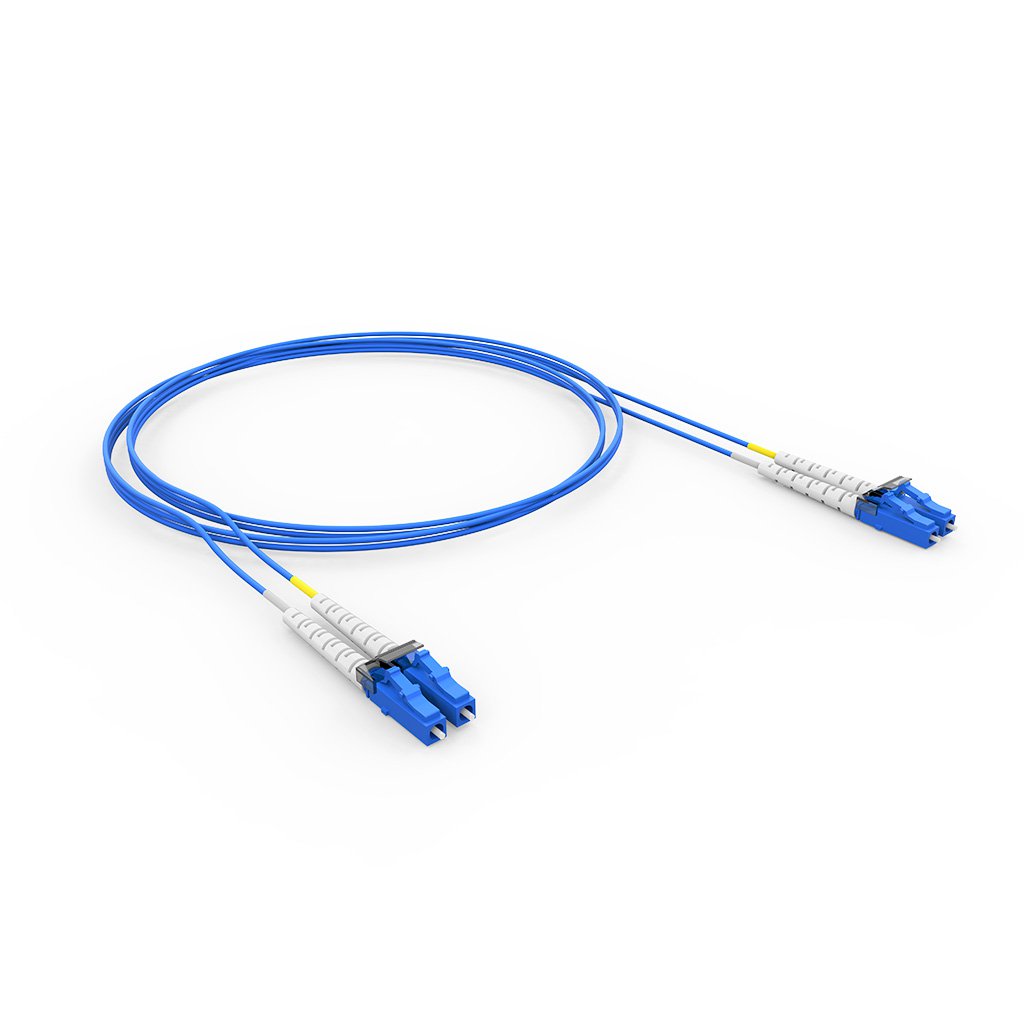 CORDAO DUPLEX CONECTORIZADO SM LC-UPC/LC-UPC 2.5M - COG - AZUL (A - B ...